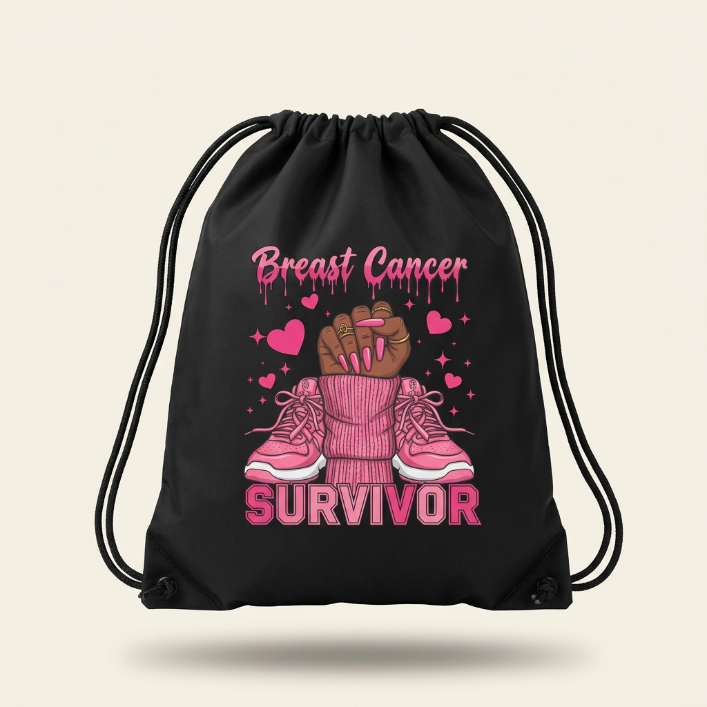 Survivor Statement Breast Cancer Awareness Bag